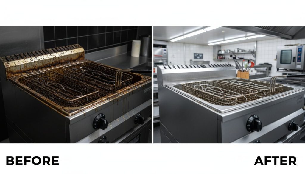 Professionele frituur schoonmaken: Het complete stappenplan voor de horeca