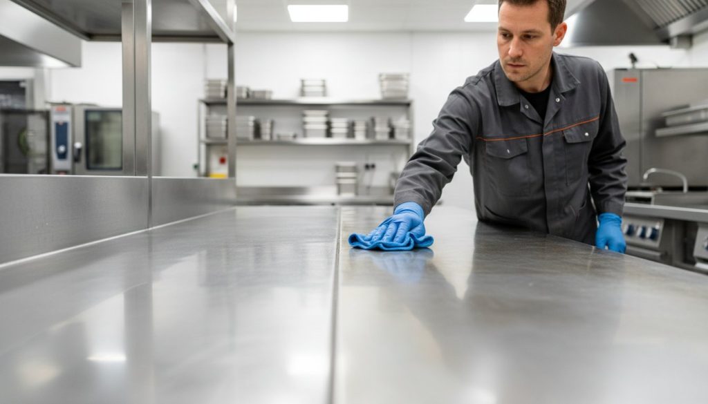 RVS reinigen in de horeca: De complete gids voor een HACCP-proof keuken (2026)