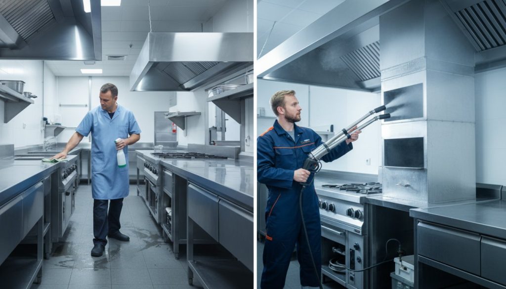 Verschil reguliere en gespecialiseerde schoonmaak: wat u moet weten voor uw onderneming