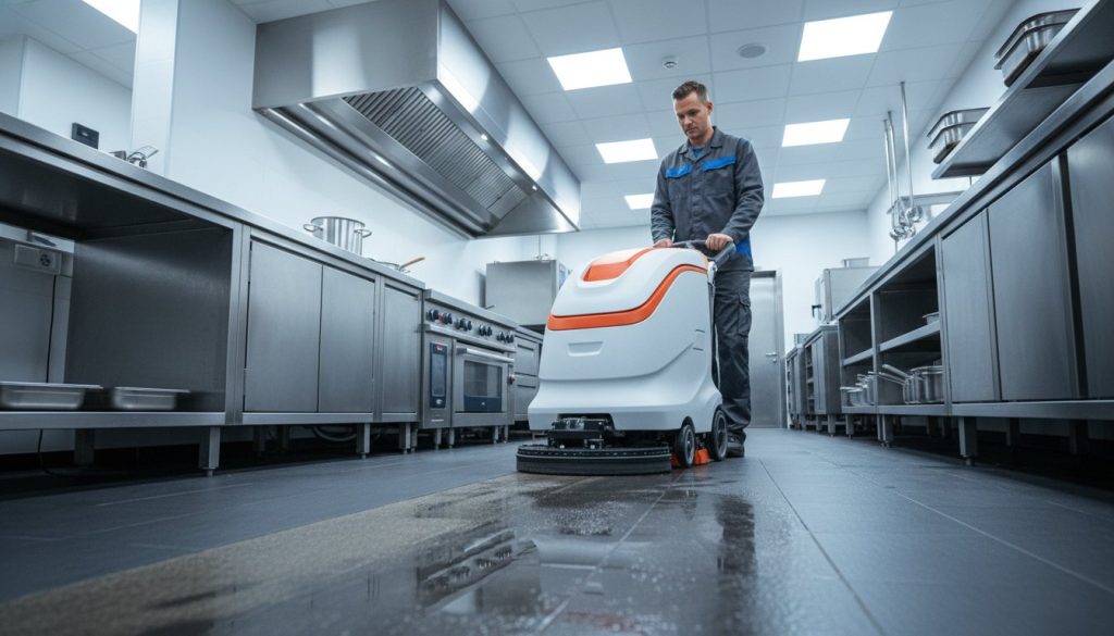 Professionele keukenvloer reinigen: de complete gids voor horeca en grootkeukens in 2026