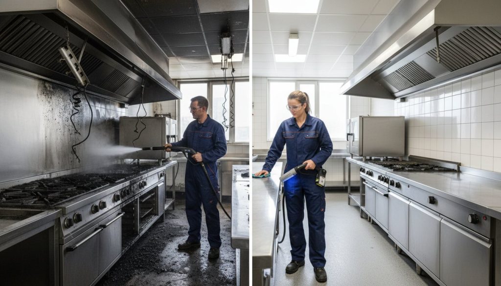 Schoonmaak na brandschade bedrijf: professioneel herstel van uw onderneming