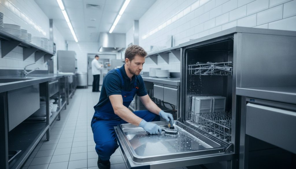 Professionele vaatwasser reinigen: de complete gids voor horeca en grootkeukens