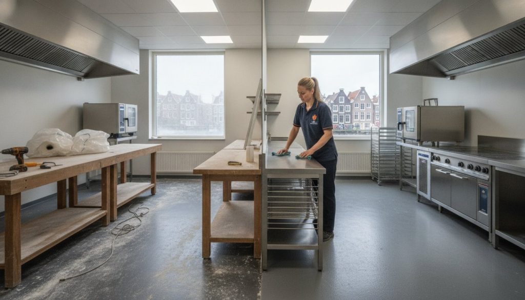 Reiniging na verbouwing horecazaak: een volledige gids voor een hygiënische heropening