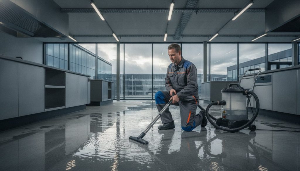 Calamiteitenreiniging na waterschade: de complete gids voor een snelle bedrijfsherstart (2026)
